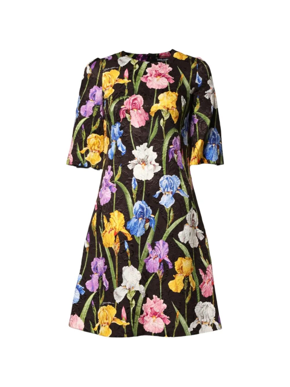 Dolce & Gabbana robe à fleurs - Noir Dolce & Gabbana robe à fleurs - Noir