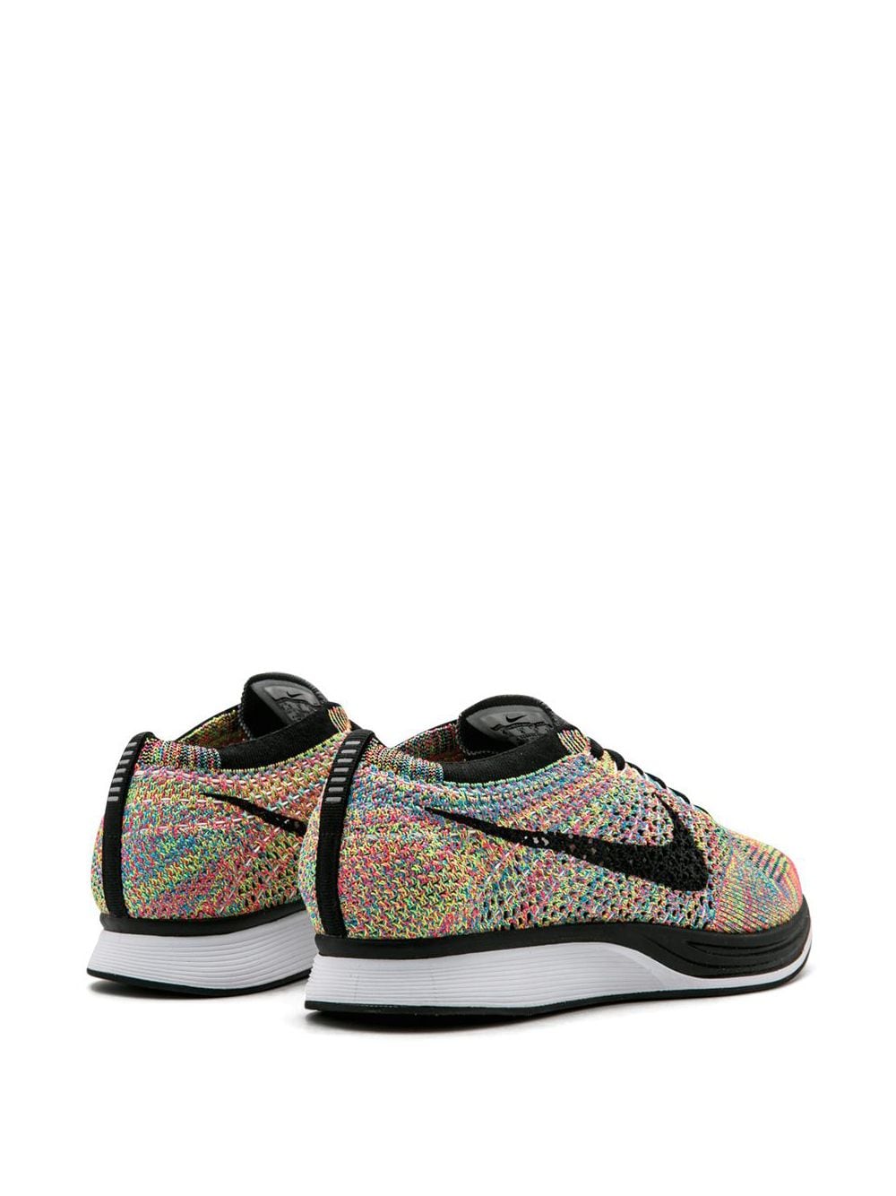Shop Nike Flyknit Racer "multicolor 2016" Sneakers In Multicolour
