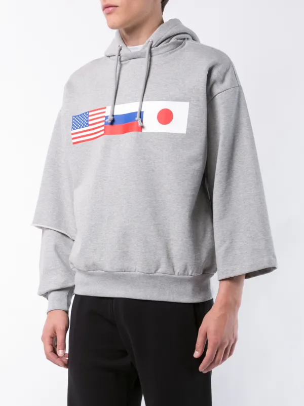 gosha rubchinskiy flag hoodie