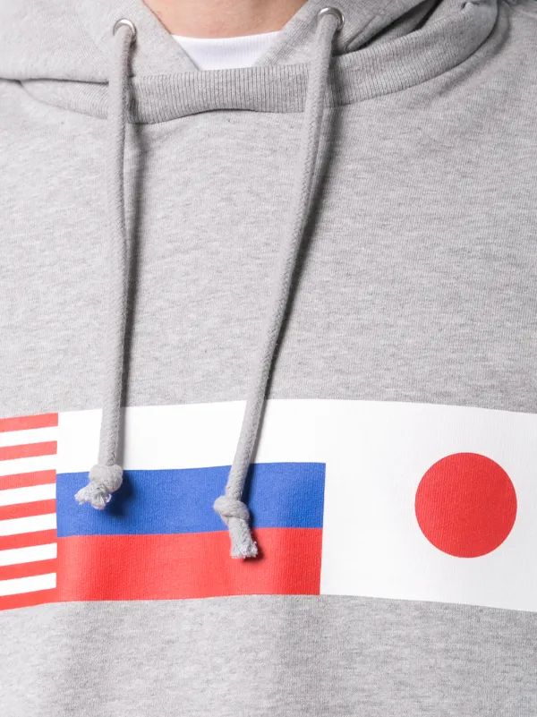 Asymétrique Design À Rubchinskiy Imprimé Farfetch Gosha Sweat w08POknX