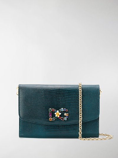 Dolce & Gabbana DG Millennials envelope clutch blue | MODES Dolce & Gabbana DG Millennials envelope clutch blue | MODES
