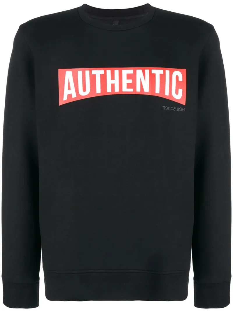 Neil Barrett – Authentic sweater – men – Polyurethane/Viscose/Spandex/Elastane – L – Black