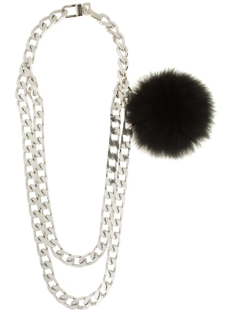 pompom detail chain belt Ingie Paris