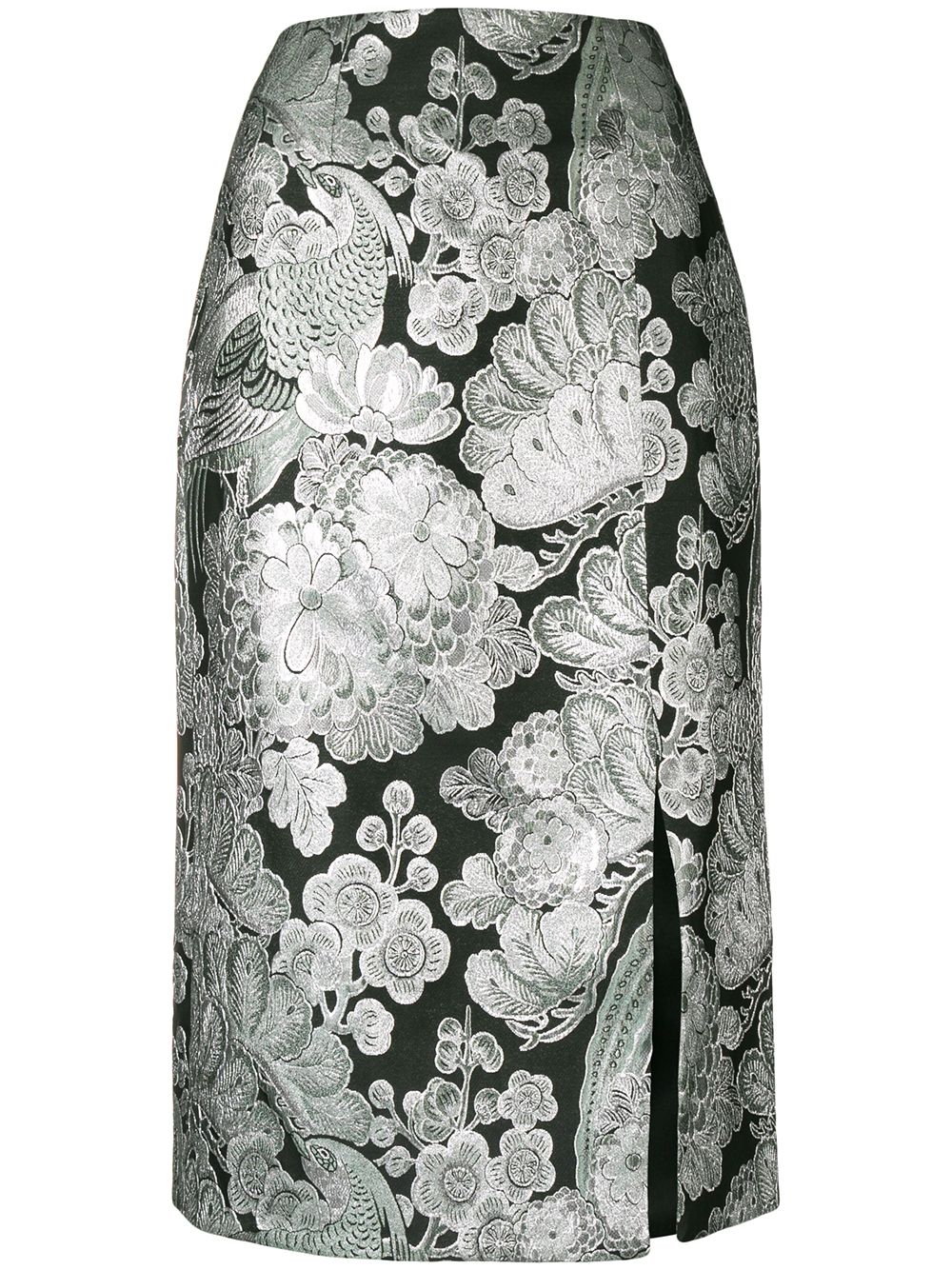 фото Erdem metallic pattern skirt