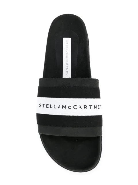 Stella Mccartney Logo Slides Aw18 | Farfetch.com