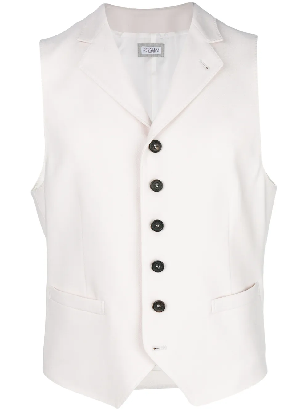 Brunello Cucinelli tailored waistcoat | Neutrals | Image 1