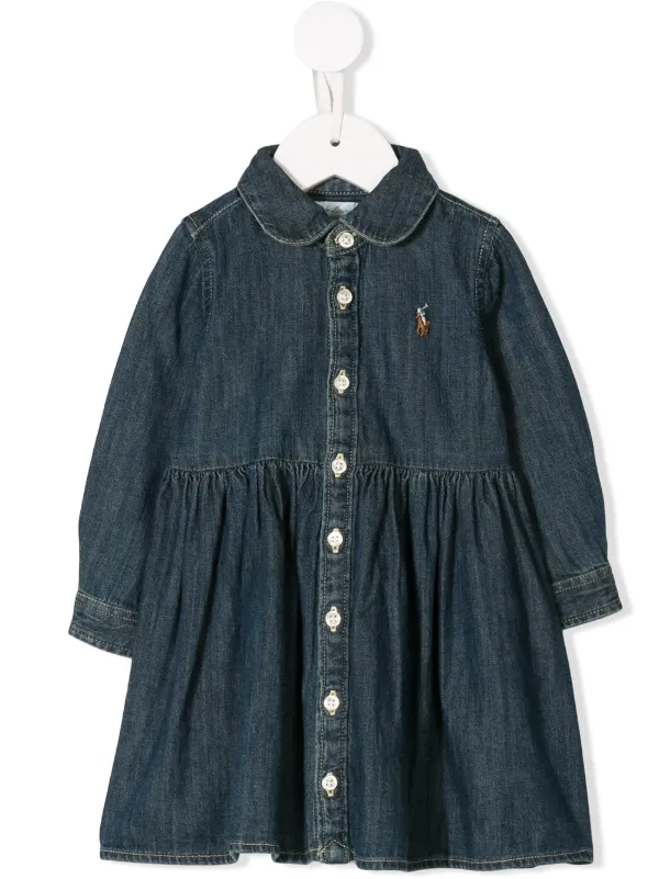POLO RALPH LAUREN KIDS デニムワンピース | ブルー | FARFETCH JP