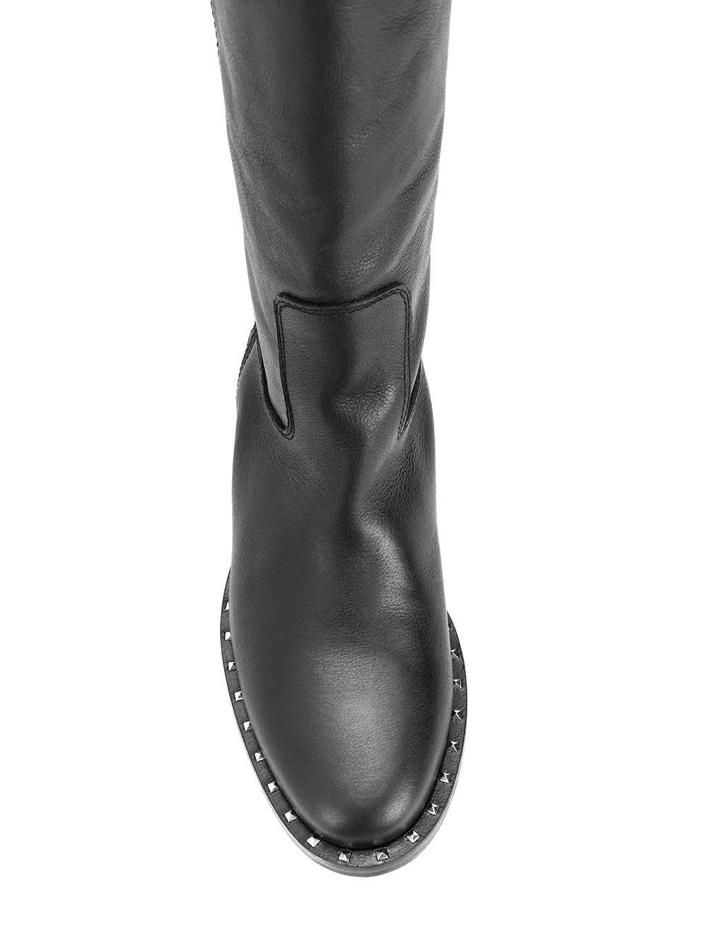 Via Roma 15 studded riding boots Zwart