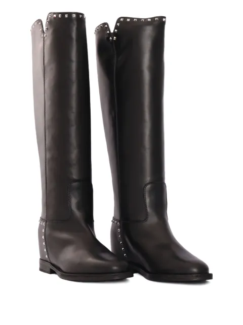 Via Roma 15 studded riding boots