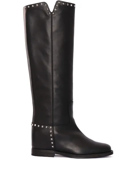 Via Roma 15 studded riding boots