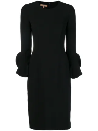 Michael Kors Collection Long Sleeve Ed Dress Farfetch Michael Kors Collection Long Sleeve Ed Dress