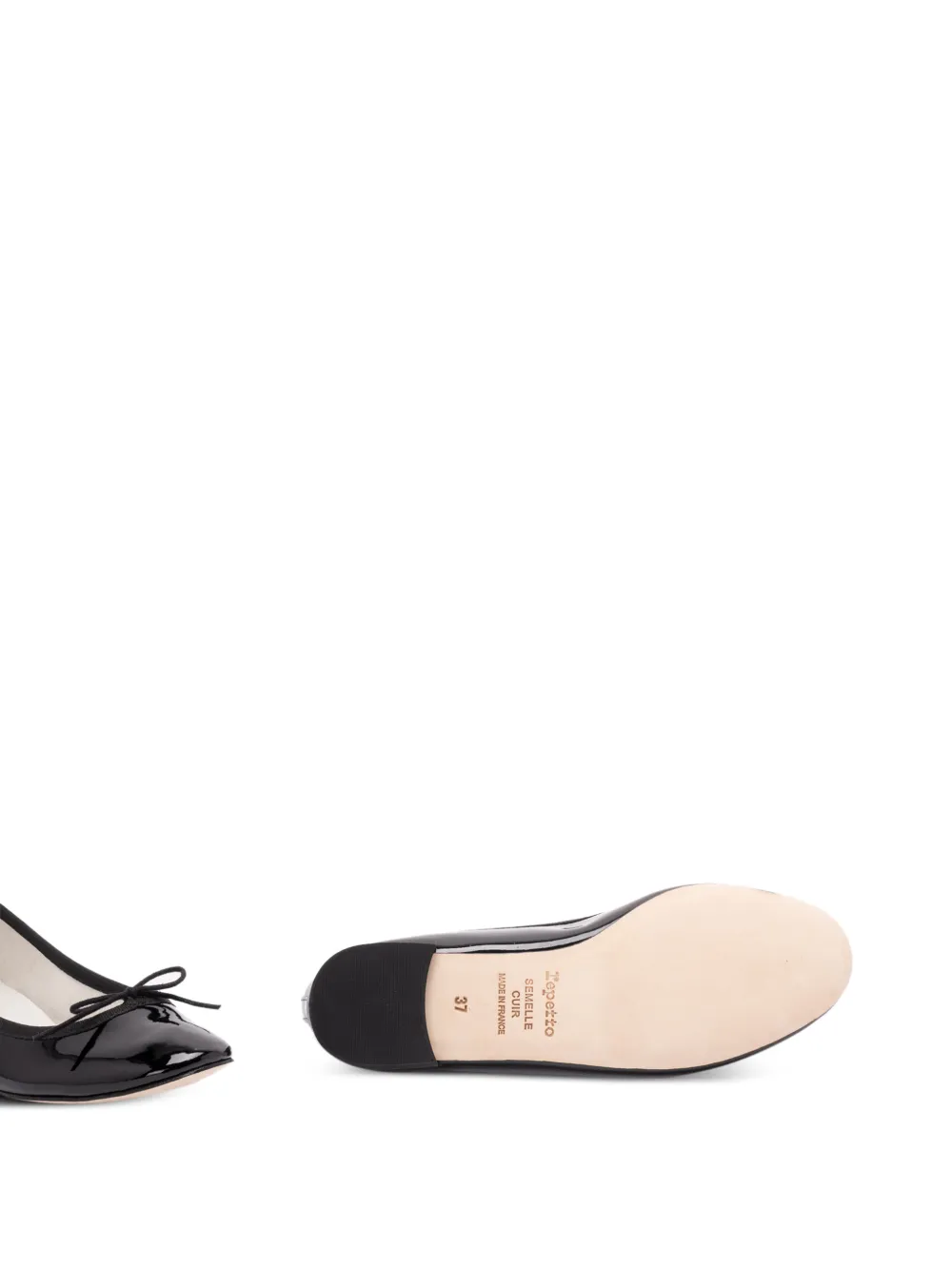 Repetto gewatteerde ballerinas Zwart