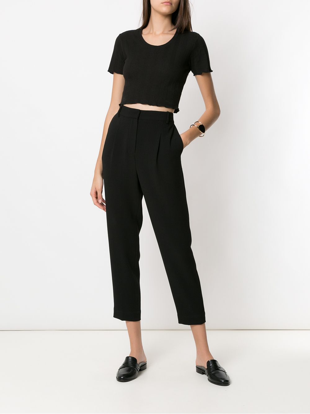 фото Osklen ribbed cropped top