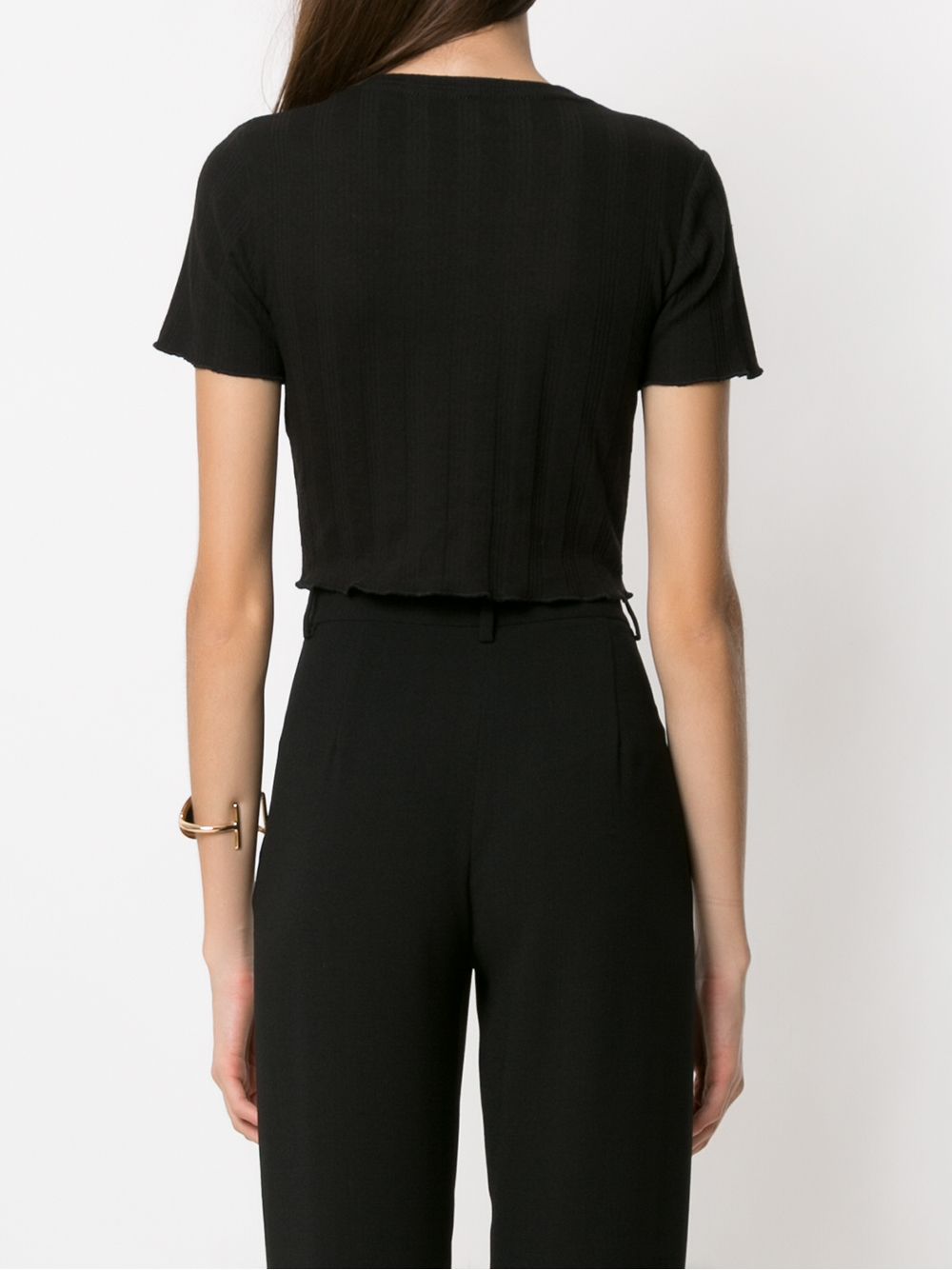 фото Osklen ribbed cropped top