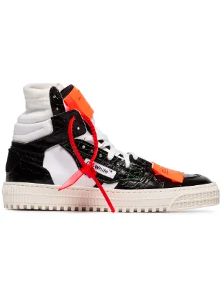 Off-White Zwart Witte En Oranje Leren off-court 3.0 Sneakers - Farfetch