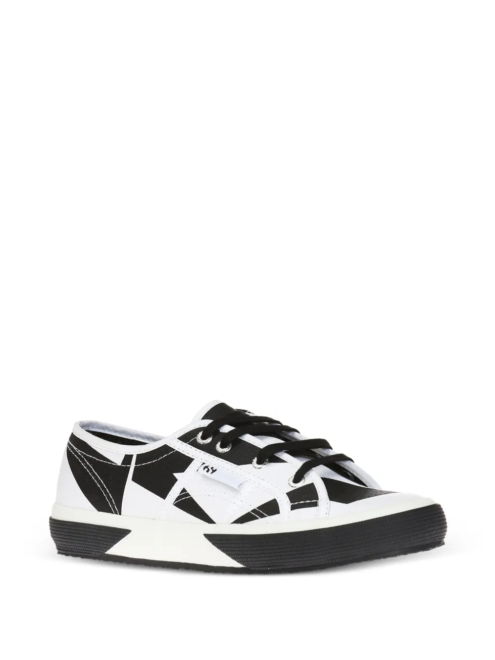 Superga X VITKAC tweekleurige sneakers met veter Wit
