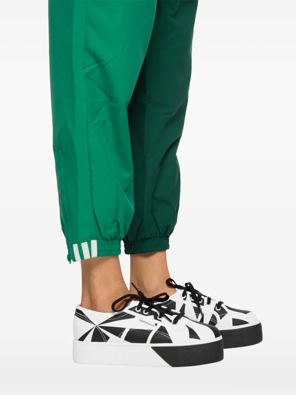 Superga X VITKAC tweekleurige sneakers met veter Wit