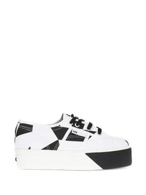 Superga SUPERGA X VITKAC two tone lace-up sneakers