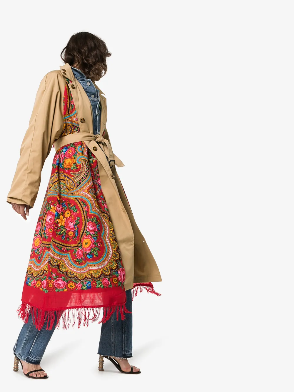 Vetements Coats VETEMENTS REVERSIBLE WOOL TRENCH COAT