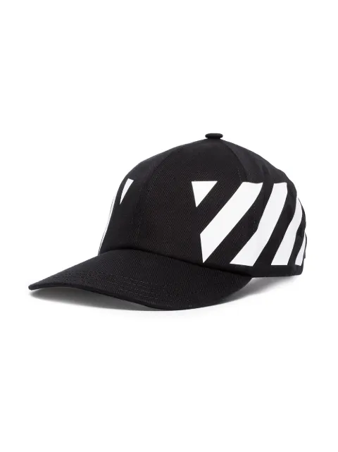 White Striped Baseball Cap - Farfetch
