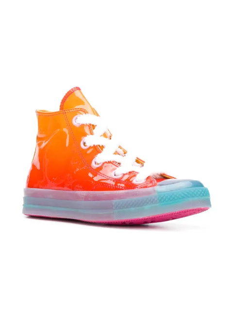 yellow chucks high top
