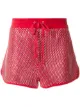 Image 1 of Juicy Couture Swarovski embellished velour shorts