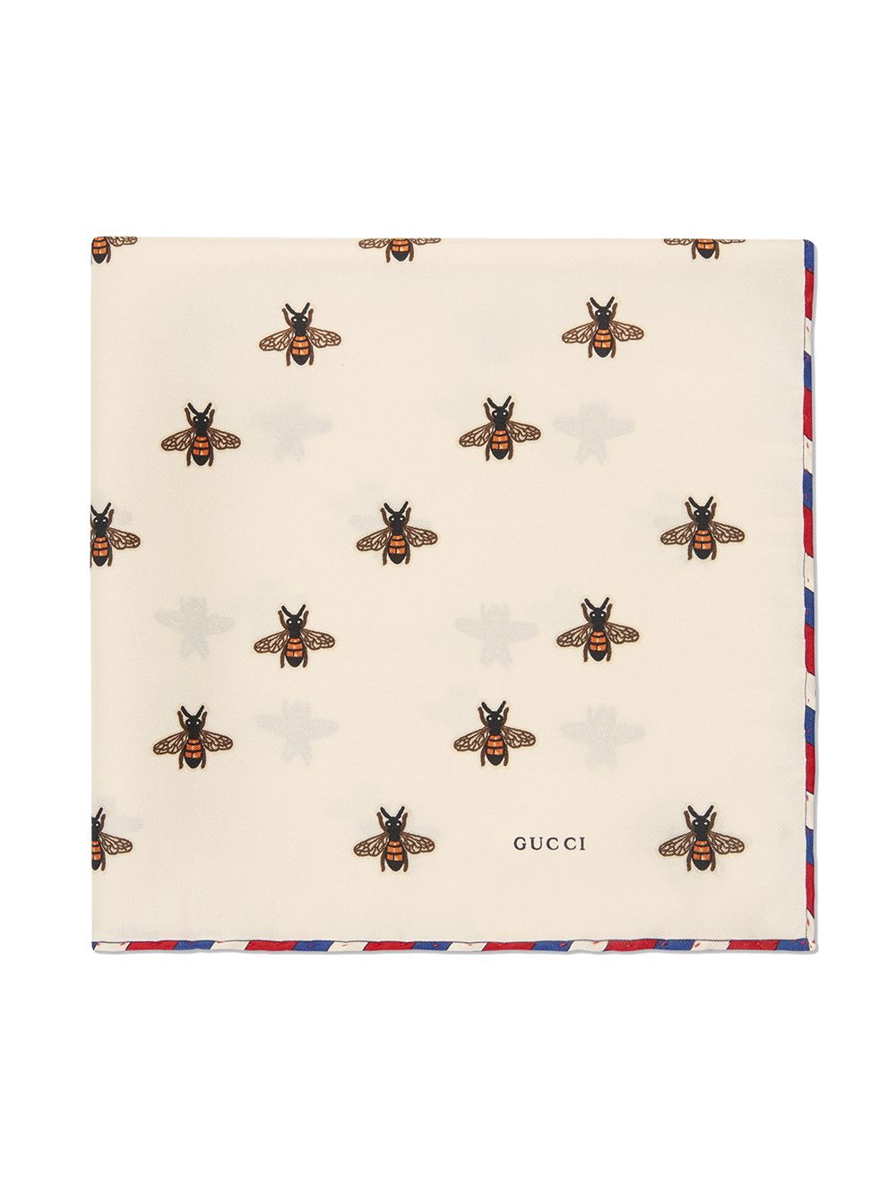 Gucci Bees Print Silk Pocket Square - Farfetch