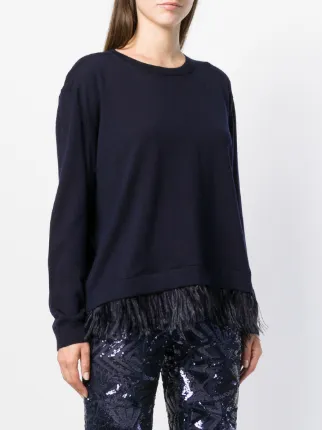P Hem r o s a h Sweater Feather 7v7qrB1xW