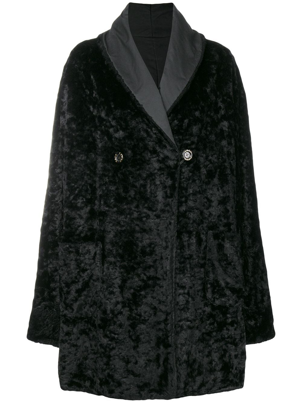 фото Fendi pre-owned пальто прямого кроя