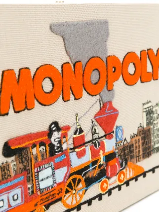 Olympia Le Tan Monopoly Train Clutch Farfetch Olympia Le Tan Monopoly Train Clutch