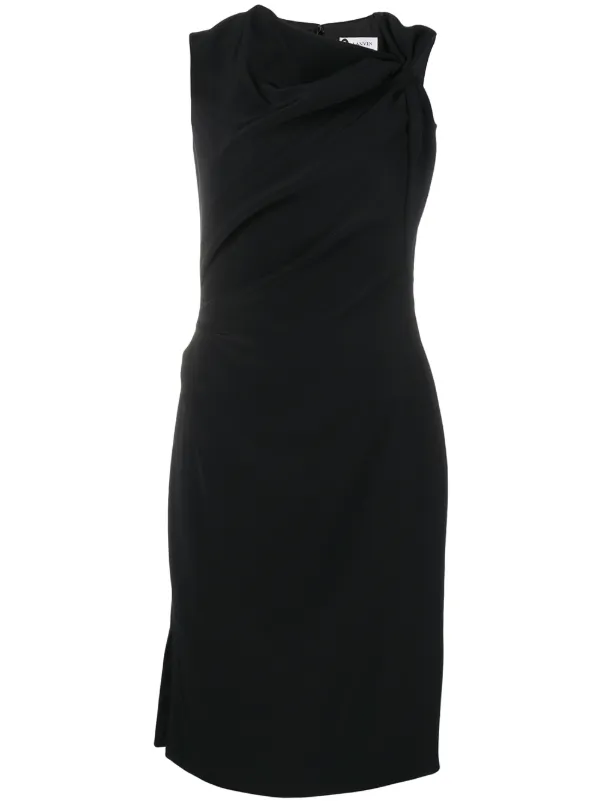 lanvin black dress