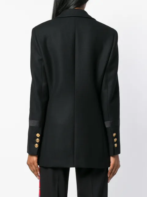 VERSACE VERSACE DOUBLE-BREASTED JACKET - BLACK