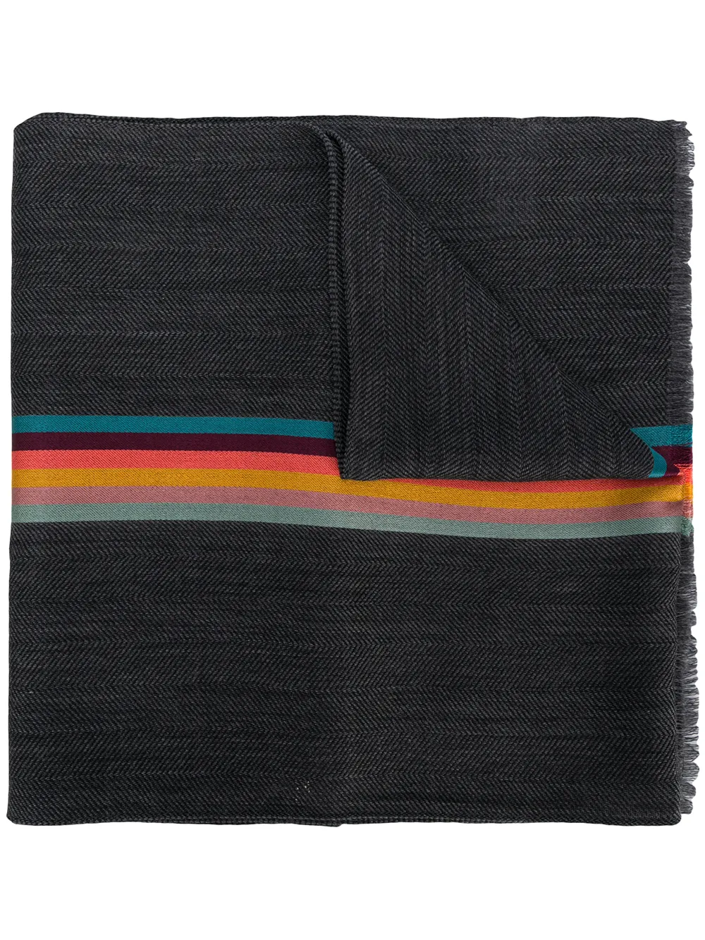 PAUL SMITH stripe detail scarf 7755₽