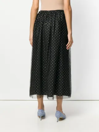 polka-dot maxi skirt展示图