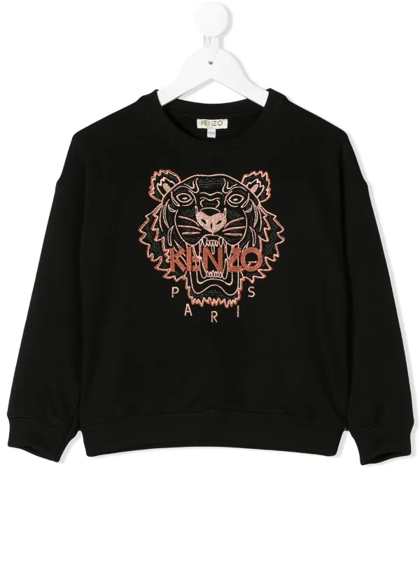 kenzo black logo sweatshirt