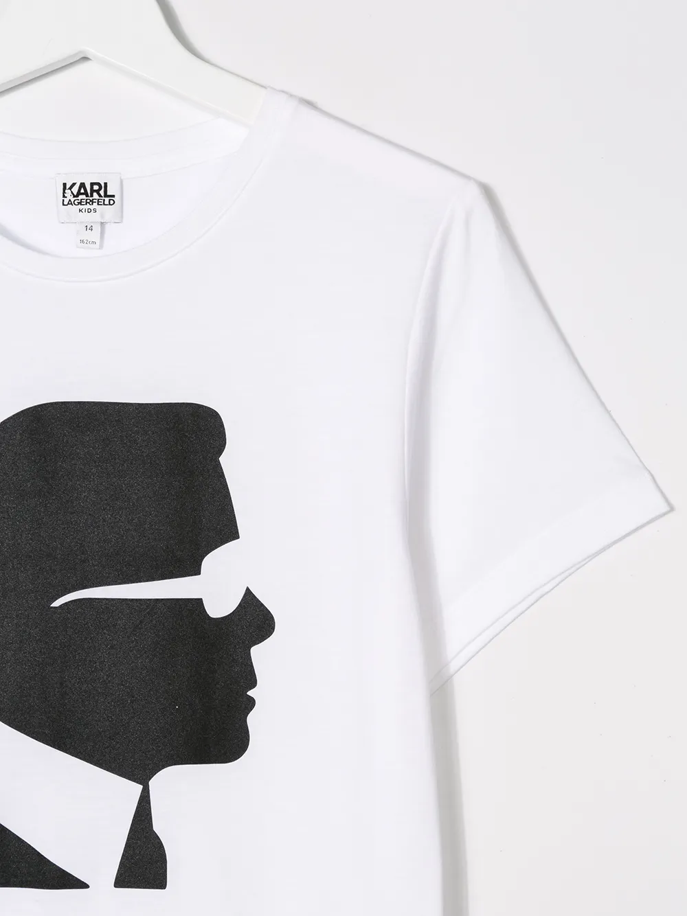 Karl Lagerfeld Teen Karl Print T-shirt In White