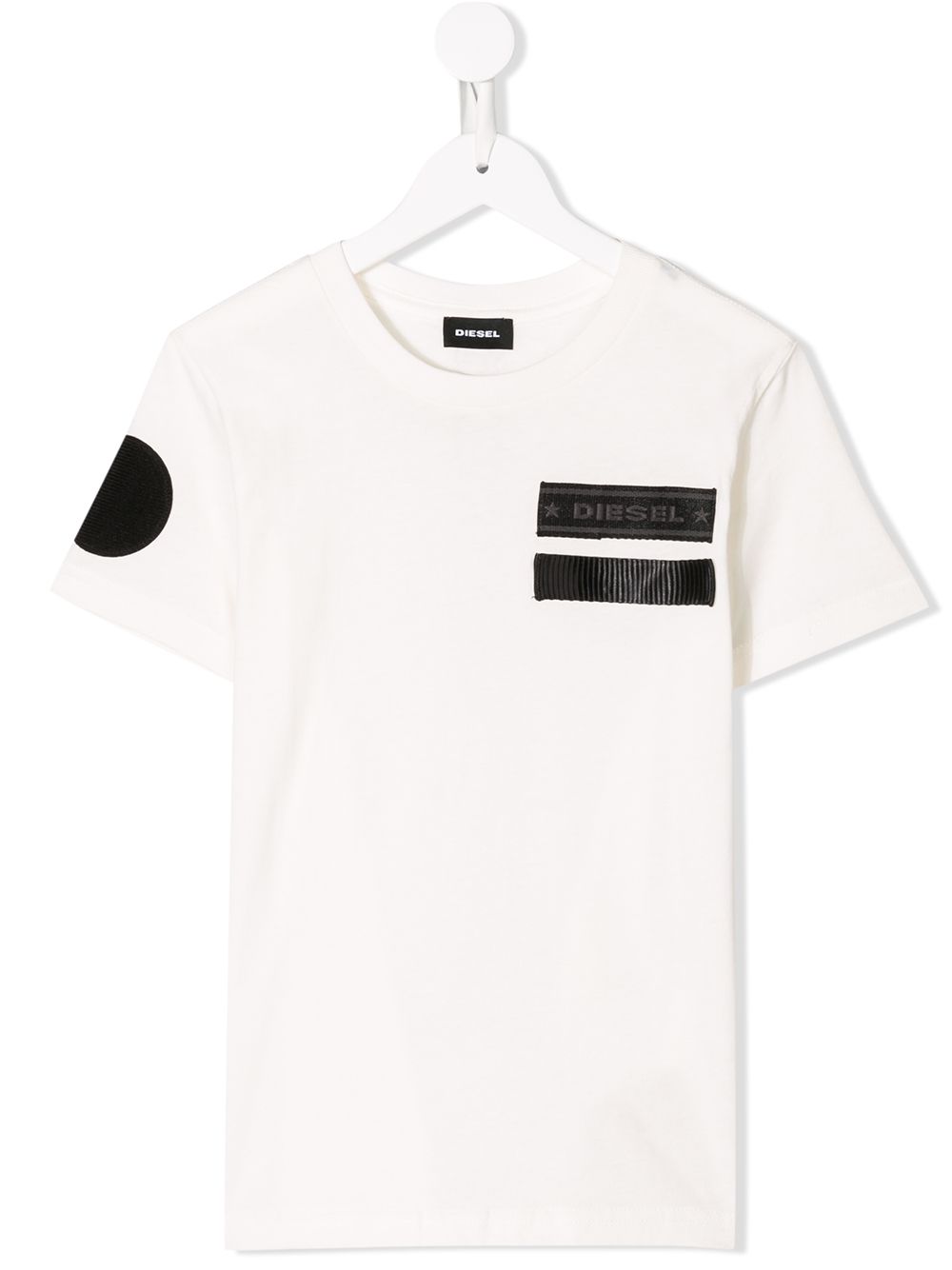 фото Diesel kids logo patch t-shirt