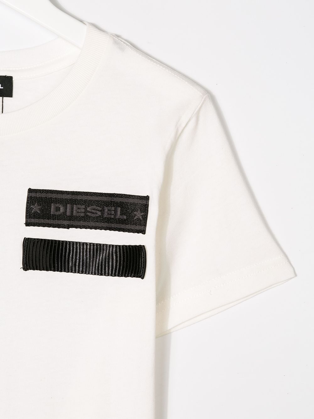 фото Diesel kids logo patch t-shirt