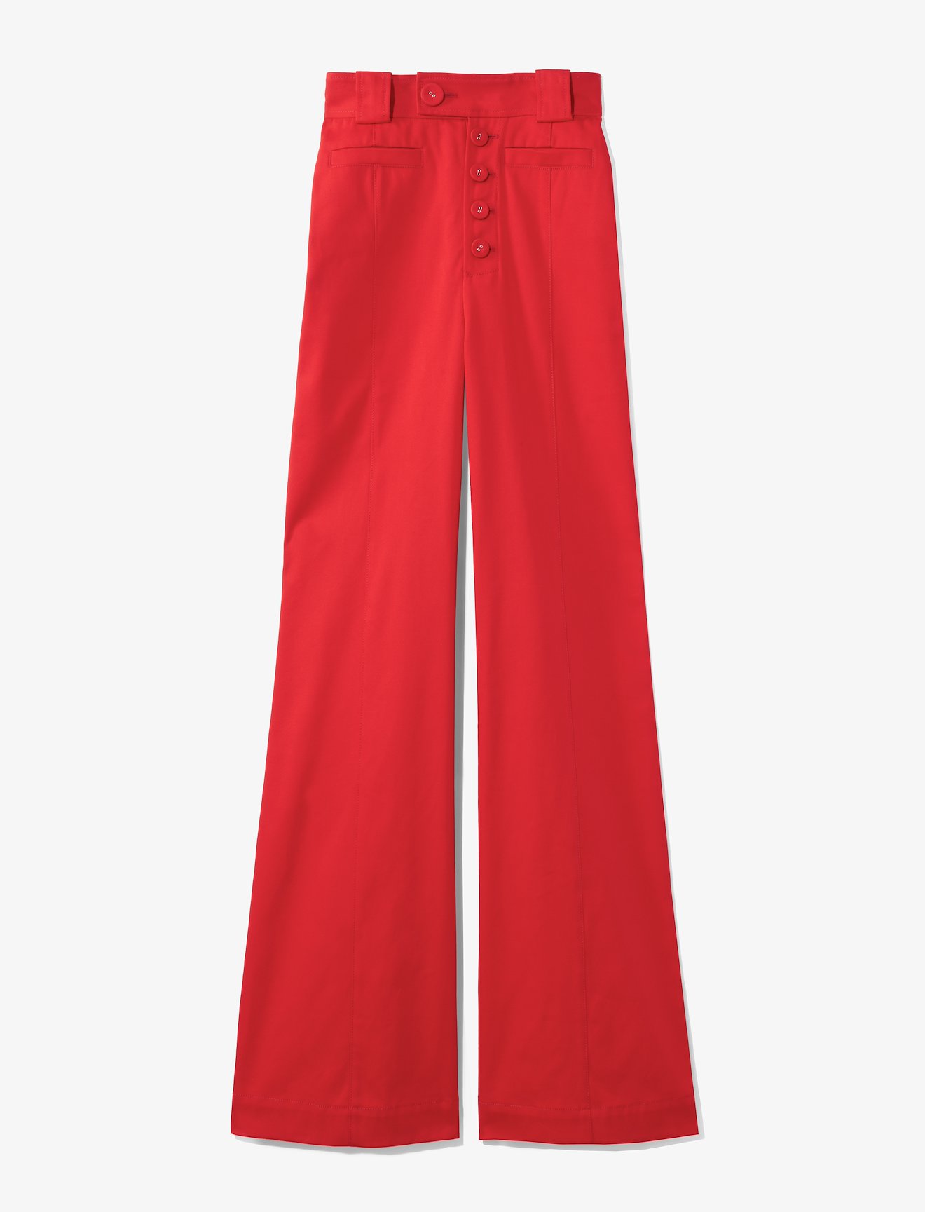Twill High Waisted Pants #5
