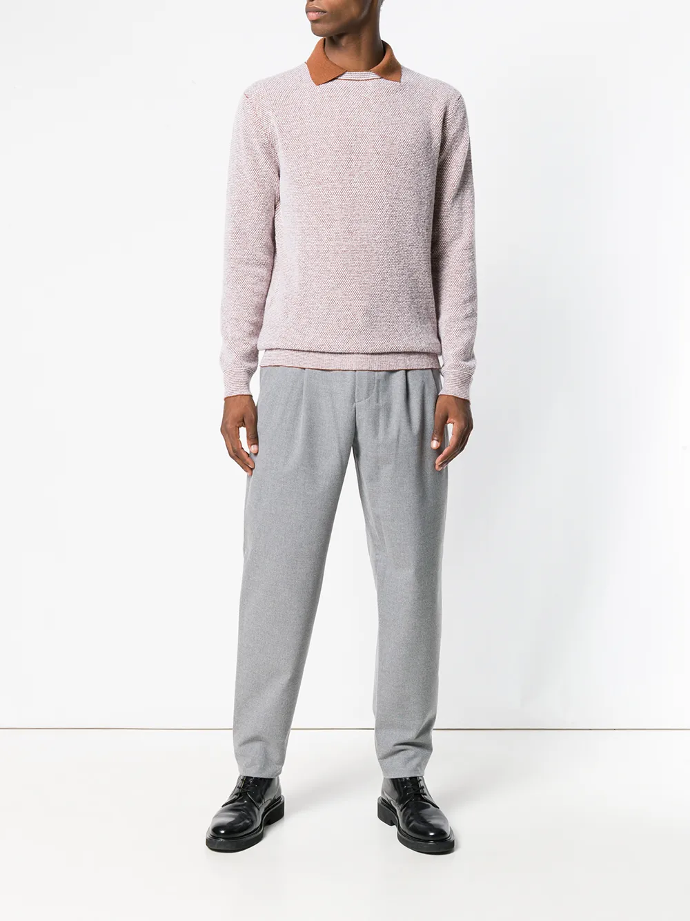 Emporio Armani tapered trousers - Grijs