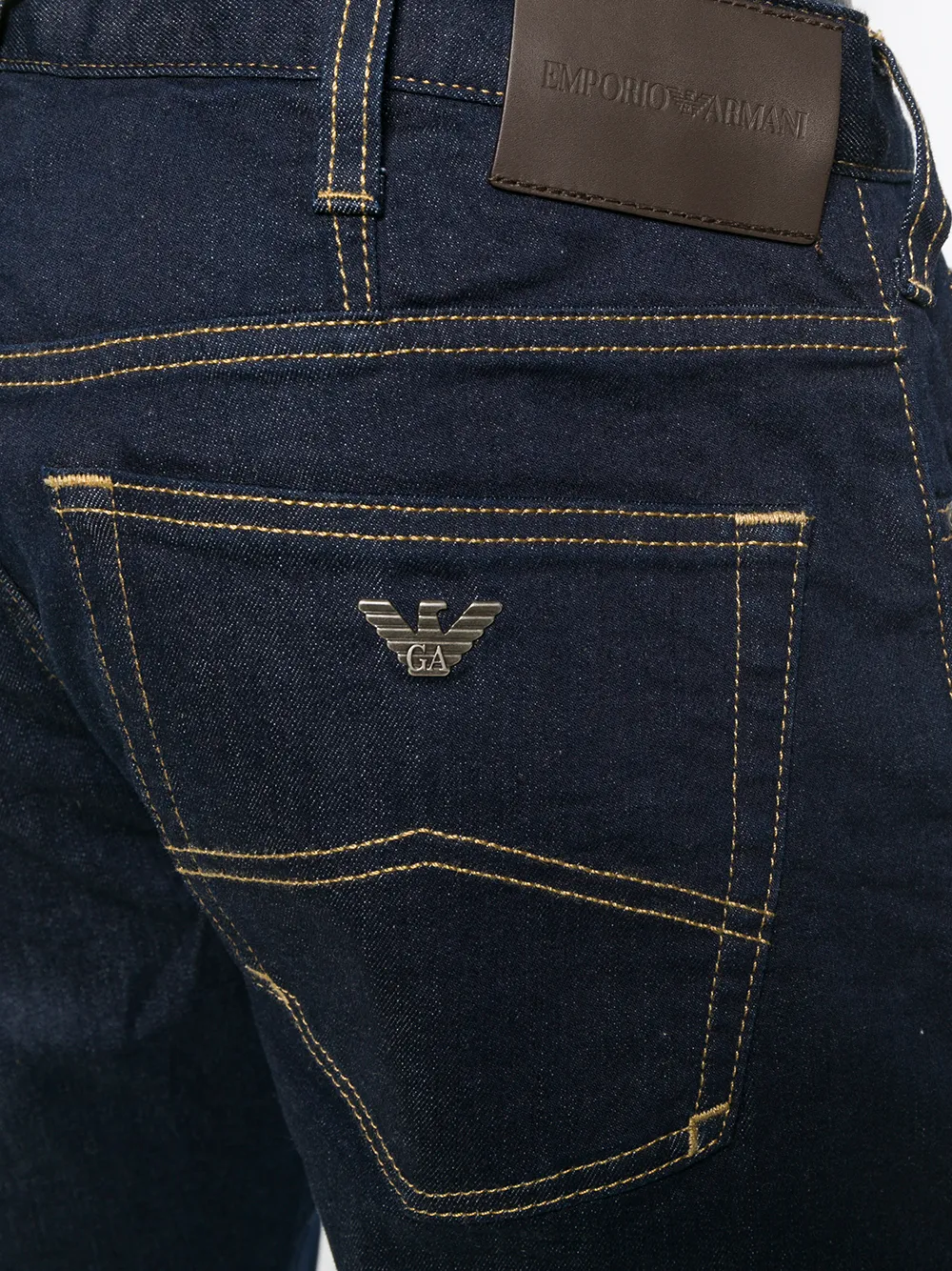 фото Emporio armani прямые джинсы средней посадки