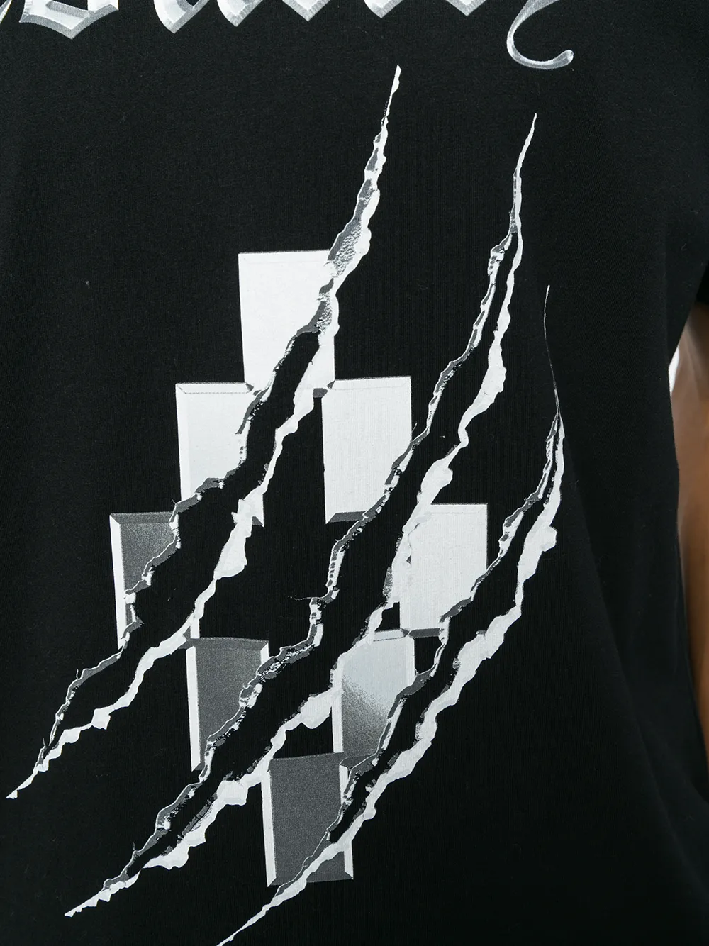 COUNTY OF MILAN front printed T-shirt Zwart