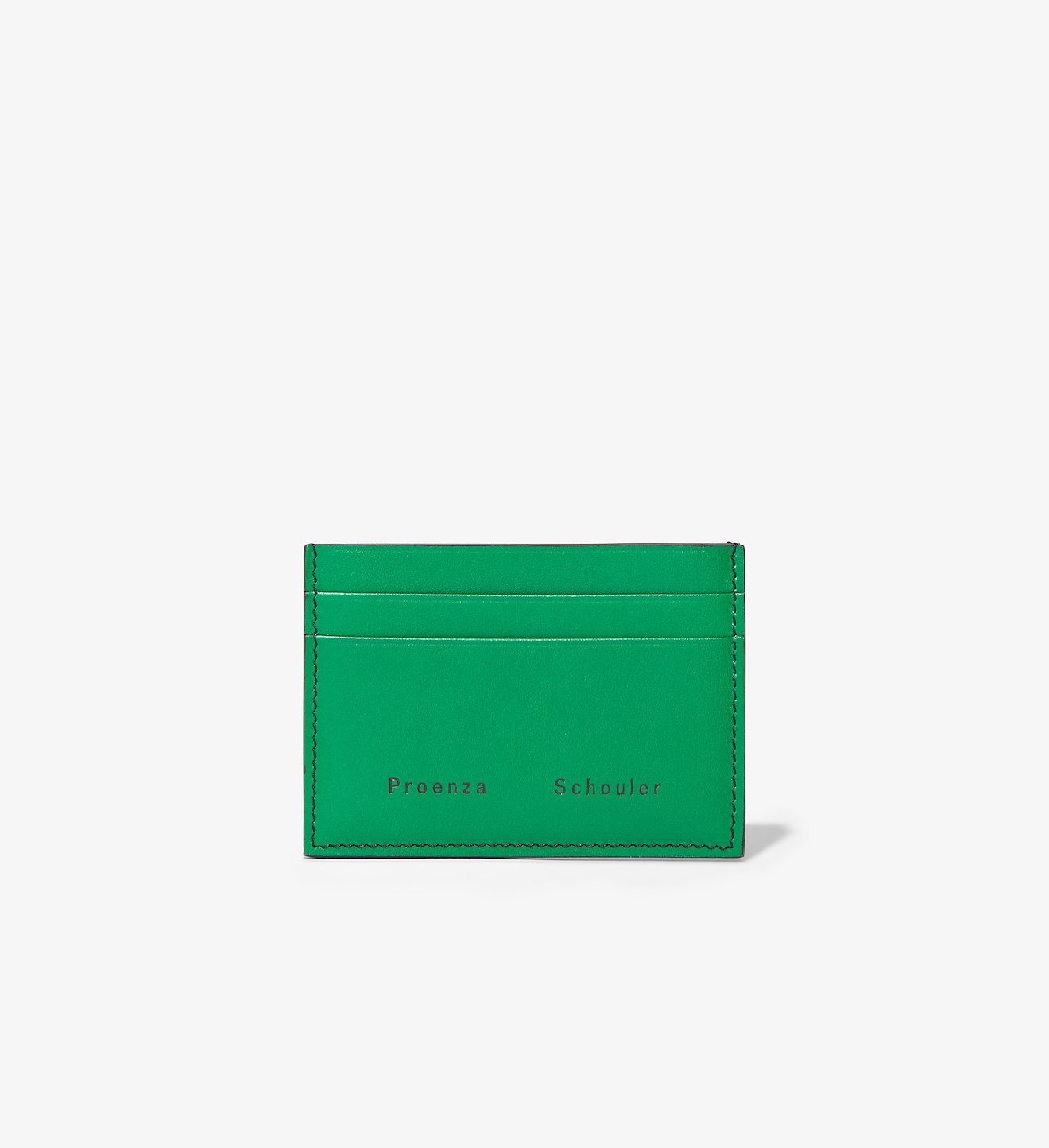 Origami Card Holder in green | Proenza Schouler