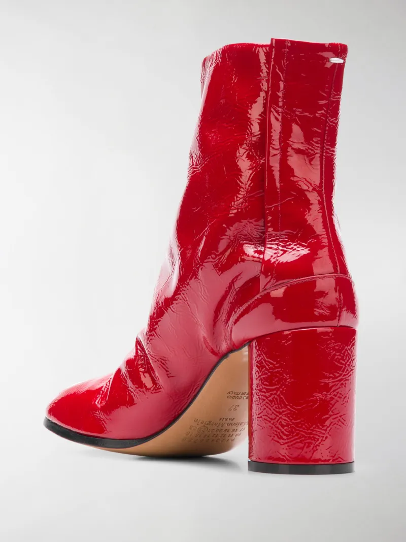 Maison Margiela Tabi boots red | MODES