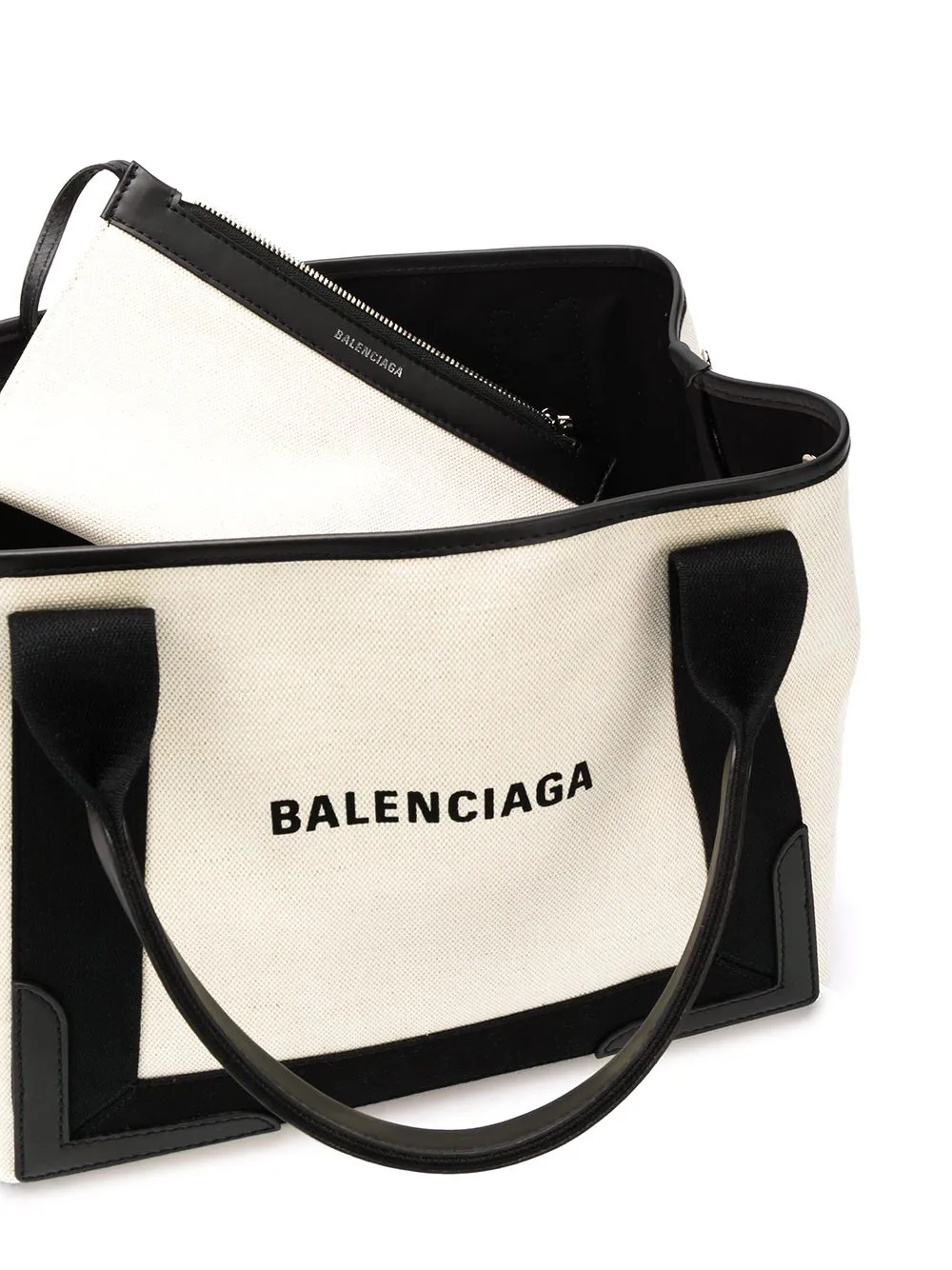 Balenciaga バレンシアガ ネイビー カバ トートバッグ S - Farfetch