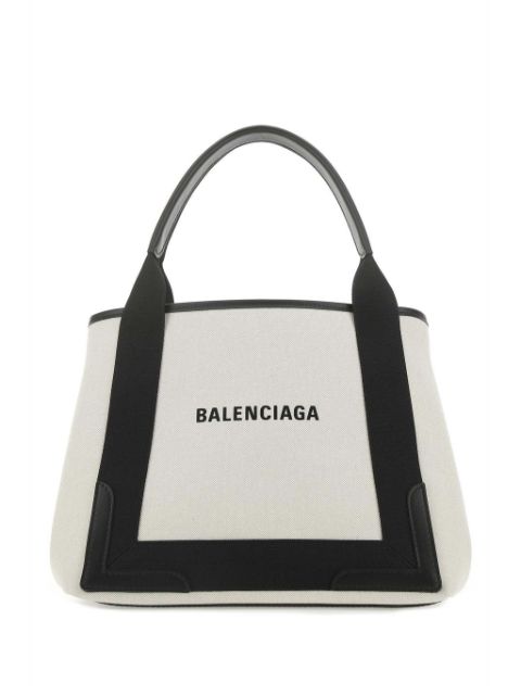 Balenciaga small Navy Cabas tote bag