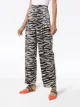GANNI 'Blakey' Hose mit Zebra-Print