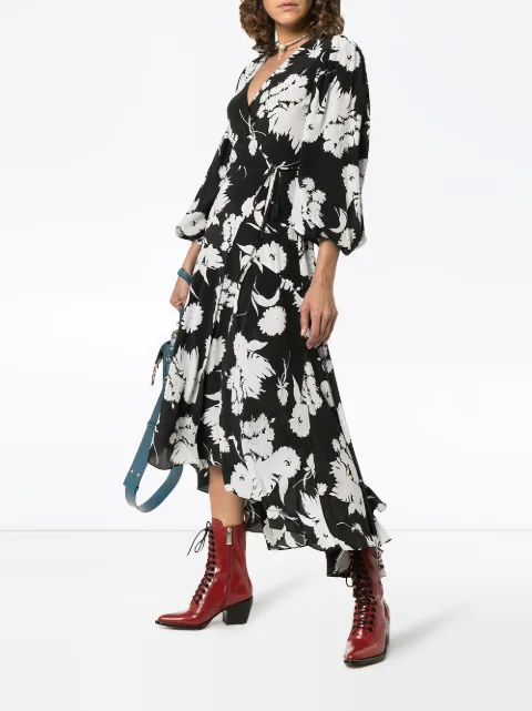Farfetch Motivo A Vestito 'kochhar' Ganni Midi Con Fiori kOZlwXiuTP
