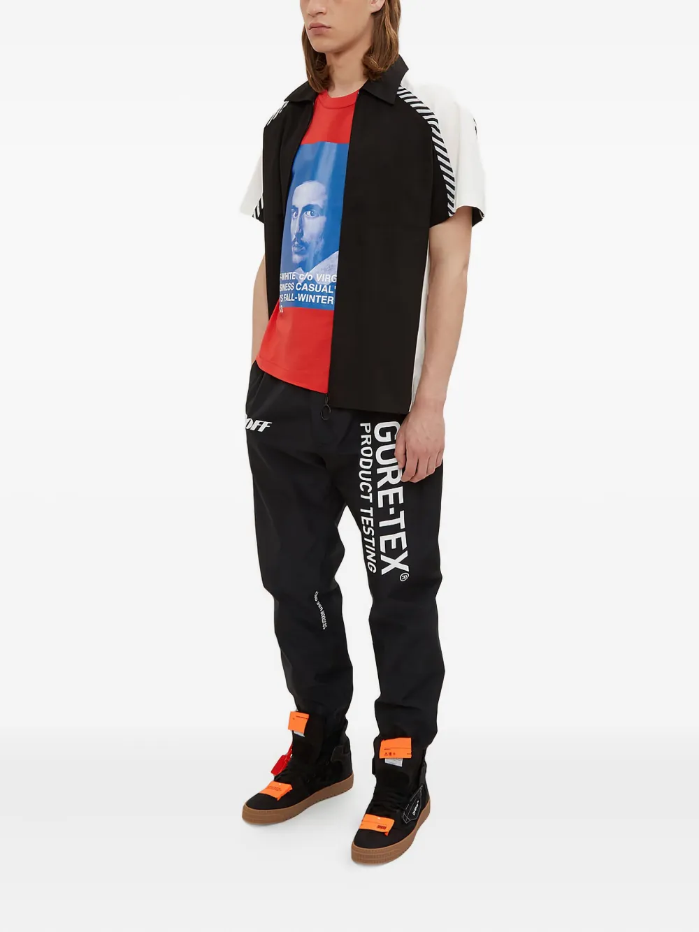 Off-White Bernini print T-shirt - Rood
