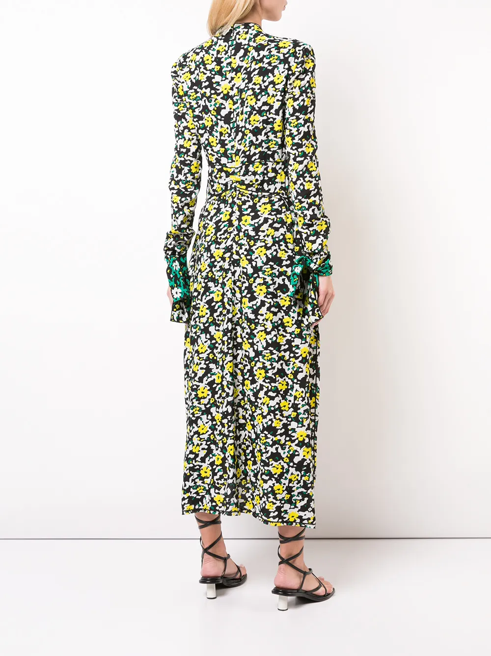 Proenza Schouler Wildflower V-Neck Dress - Farfetch